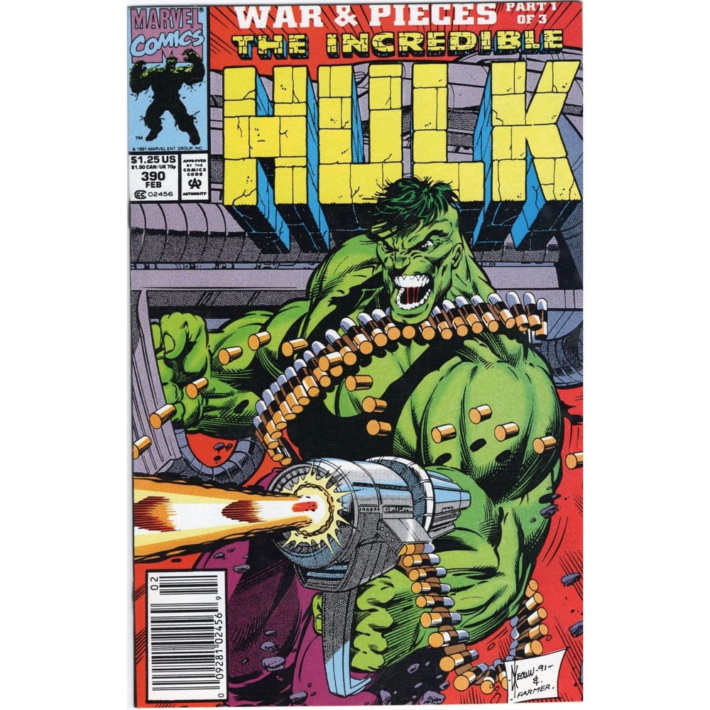War & Pieces Part 1 of 3 The Incredible Hulk #390🔥NM 9.8🔥SWEET!🔥2c